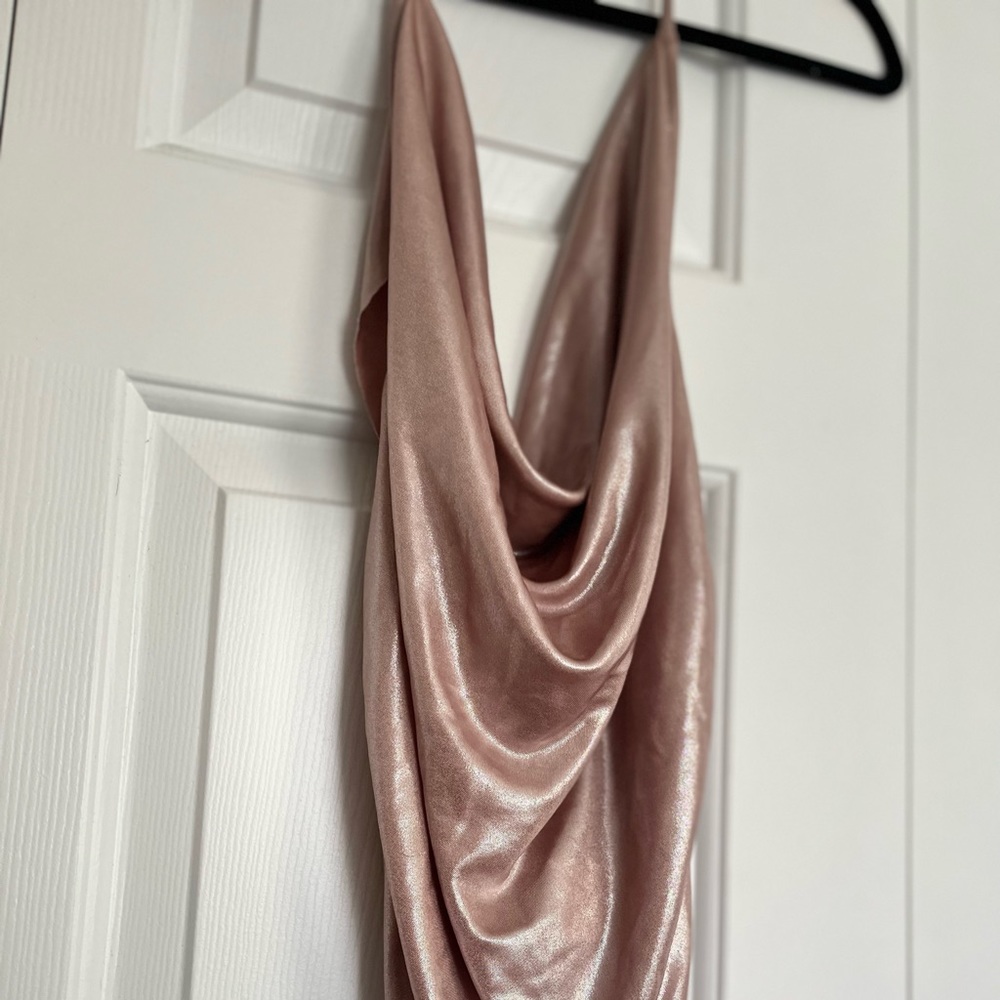 Shiny going out top. Perfect for a girls night out!
